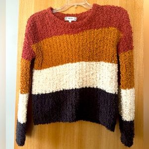 Pink rose size large sweater